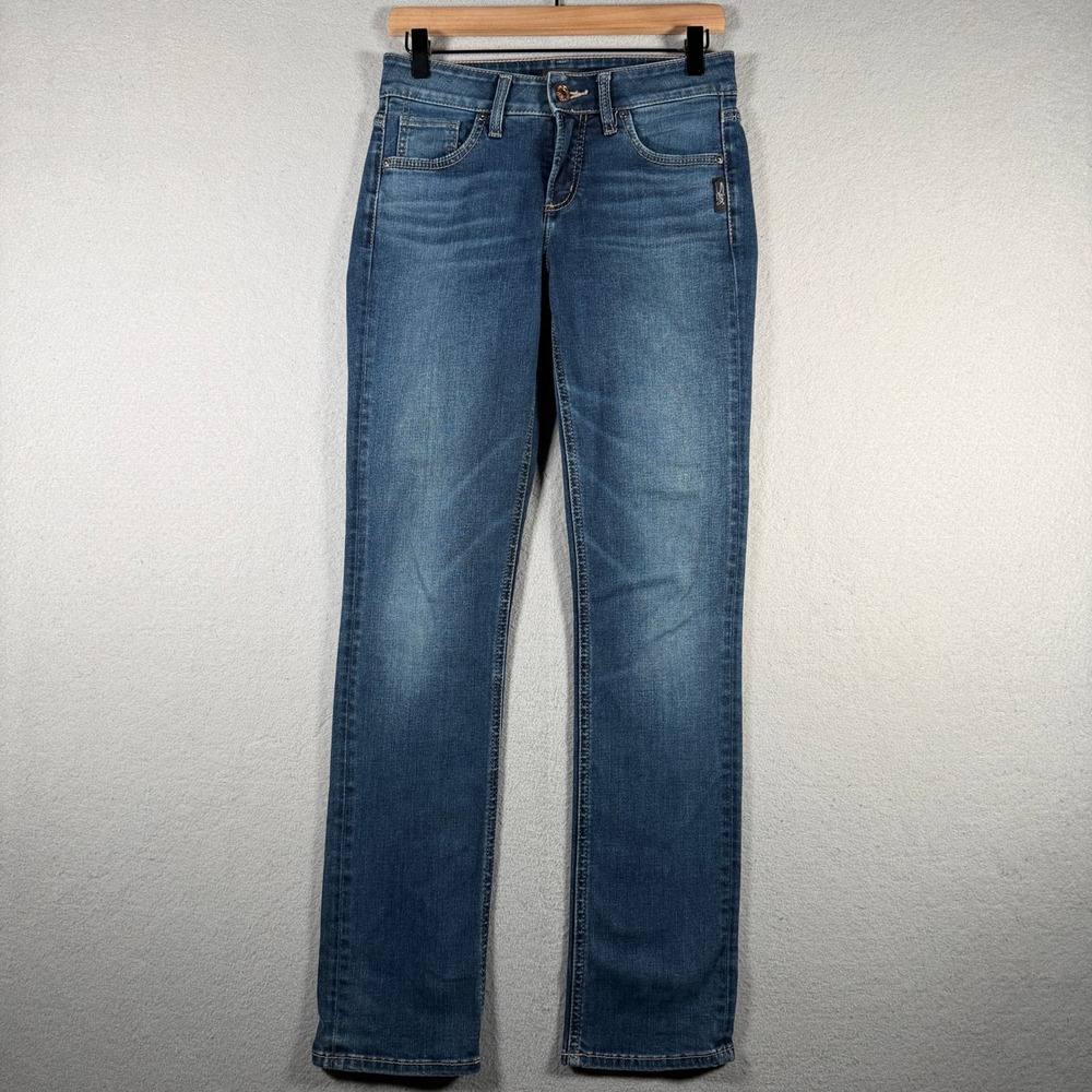 Silver Jeans Co Avery Straight Leg Medium Wash Denim W26 L32 L94443SDG313